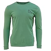 Fintech Wanted Bass Long Sleeve Graphic T-Shirt - Large -Frosty Spruce