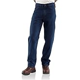 Carhartt Men's Big Flame Resistant Signature Denim Jean