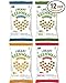 i heart keenwah Quinoa Puffs Variety Pack 3 oz each Flavor - Herbes De Provence, Sweet Chili, Aged Chedder and Sea Salt Truffle