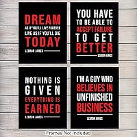 Motivational Typography Art Print - Inspirational Self Help Wall Art Poster - Unique Home Decor for Gym, Office, Classroom - Gift for Entrepreneurs, Teachers, Trainers, Business Owners, 8x10 Unframed