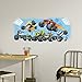 RoomMates RMK3126TB Blaze & Friends Peel and Stick Giant Wall Decal