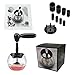 MY M Makeup Brush Cleaner, Fine-Tune 360° Rotate to Clean and Dry for All Sizes Brush