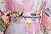 Joy Bridalc Yukata Women's Gorgeous Japanese Traditional Geisha Kimono Robe, Pink