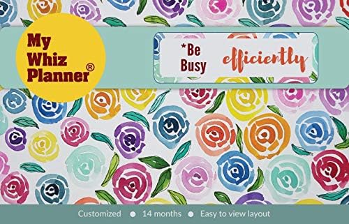My Whiz Planner - Be Busy Efficiently - 14 Months Desktop Planner