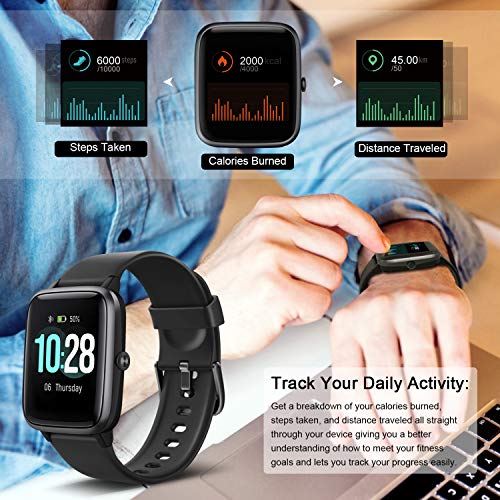 Letsfit Smart Watch, Fitness Tracker - tiendamia.com