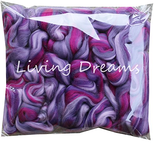 SPINNING FELTING Super Soft Merino Wool Fiber. Colorful Combed Top Roving for hand spinning, needle felting, wet felting, soap making and dryer balls. Nevertheless, She Persisted