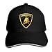 MaNeg Lamborghini Logo Sandwich Peaked Hat & Cap