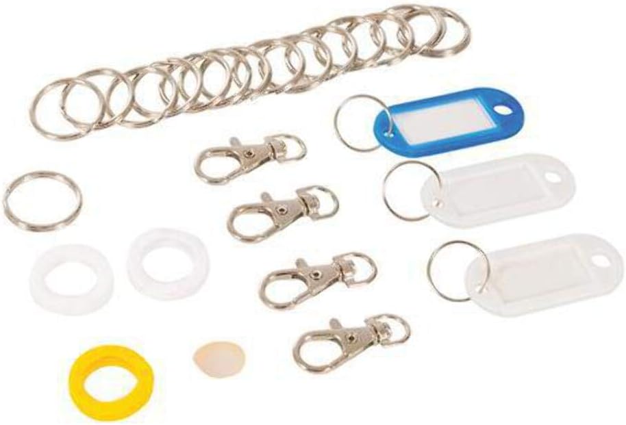 Silverline 305420 Keyring and Tag Set Set of 26