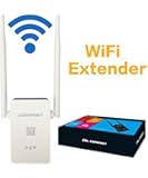 Comfast UK302 Wi-Fi Range Extender 300Mbps Wireless WiFi Booster With Dual External Antennas and 360 Degree WiFi Covering (White(UK302/300M))