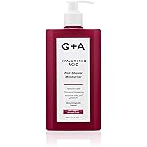 Q+A Hyaluronic Acid Post Shower Moisturizer (250ml), Wet-Skin Body Lotion with Avocado & Hazelnut Oils, Prebiotic Hydration, Locks In Moisture Quickly, Non-Greasy, Dry Skin Moisturizer