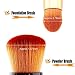 [Dual-ended] Foundation Makeup Brushes, Kabuki Blush Powder Brush, Premium Retractable Concealer Cosmetic Kit, Soft Synthetic Hair, Dry or Blending Liquid Cream Use