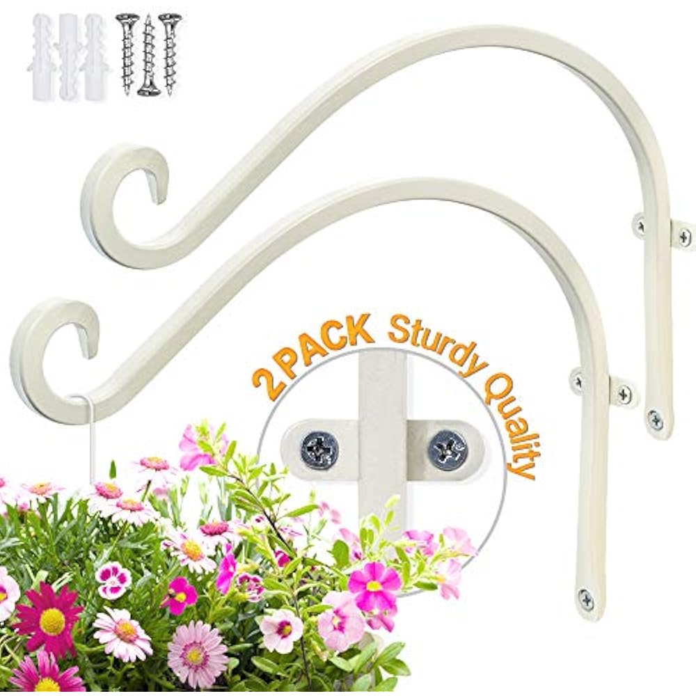 Hand Hanging Plant Bracket (2 Pieces 12 Inch) More Stable