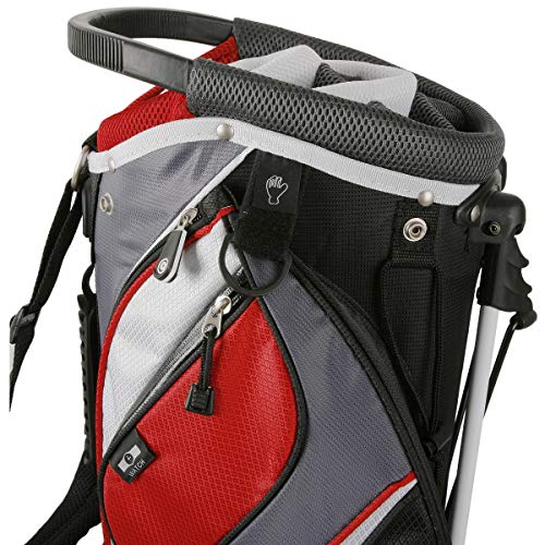 Powerbilt TPS Dunes 14-Way Black/Blue Stand Golf Bag (Black/Blue) (Renewed)