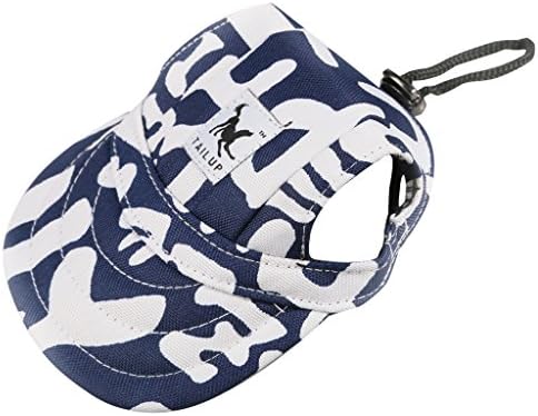 Kung Fu Dog Pet Dog Cat Canvas Hat Sports Baseball Cap with Ear Holes Only for Small Dogs