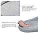 UltraIdeas Comfort Knitted Cotton Slippers for Men and Women Washable Flat Closed Toe Ultra Lightweight Indoor Shoes with Non-Slip Sole (XL /11-12 B(M) US, Pink)