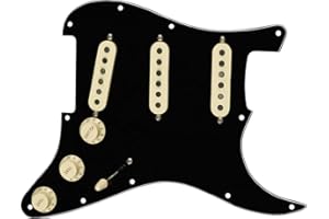 Fender Tex Mex Prewired Stratocaster Pickguard - 3-ply Black