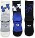 Under Armour Phenom 2.0 Crew Sock - 3-Pack Blue Marker/Asst, Youth Large