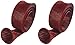 Reaction Tackle Fishing Rod Cover/ Rod Sleeve/ Rod Sock (2-Pack) (Red/Black, Cast)