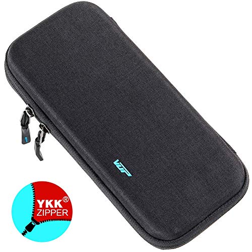 VUP Ultra Slim Carrying Case for Nintendo Switch, Switch Hard Cover Portable Protective Travel Shell for Nintendo Switch Console & Accessories with 8 Game Cartridges – Black