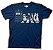 Ripple Junction Doctor WHO Detailed Street Crossing Adult T-Shirt Medium Navy