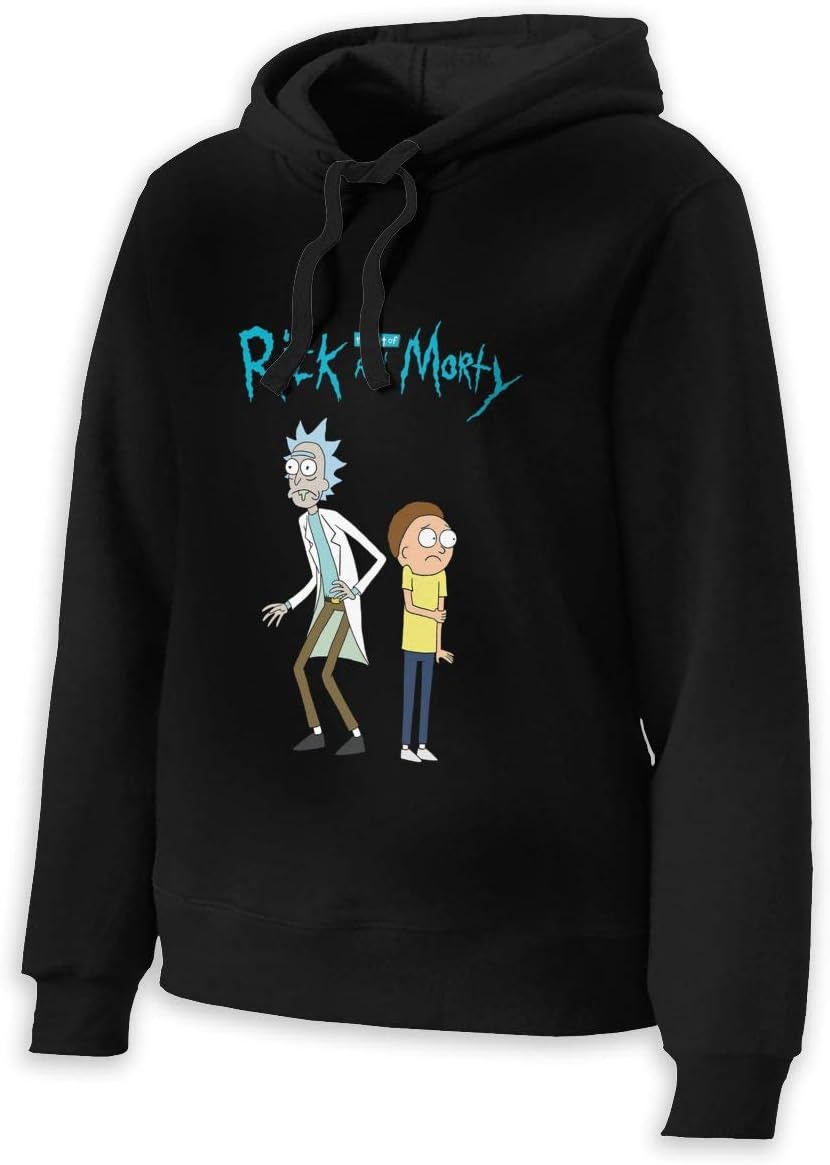 Linxinyao Rick N Morty Womens Girls Long Sleeve Hoodie Sweatshirts Half Dome Pullover Hoodie
