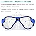 aegend Dive Mask Only Adult Diving Dive Mask Tempered Glass Lenses for Safety Anti Fog UV Protection Swim Mask with Free Protection Case
