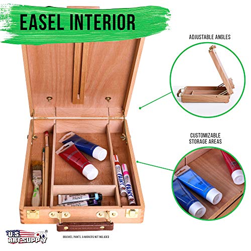 2 Art+Supply+Adjustable+Sketchbox+Beechwood