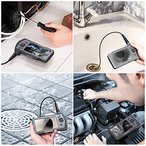 Teslong Industrielles Endoskopkamera, 2MP Endoskop mit 4,5 Zoll Bildschirm, 8 Einstellbaren LED-Licht, Wasserdichte… – Bild 7