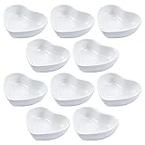 SOCOSY Heart-shaped Multipurpose Ceramic Sauce Dish
