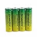10 Pcs 3.7V 1200mAh 14500 AA Li-ion Battery Button Top Rechargeable Batteries for Camera Flashlight Torch Headlamp