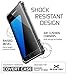 S7 Edge Case, Ghostek Covert Series for Samsung Galaxy S7 Edge Premium Impact Protective Armor Case Cover | Clear TPU | Explosion-Proof Screen Protector | Ultra Fit (Dark Gray)