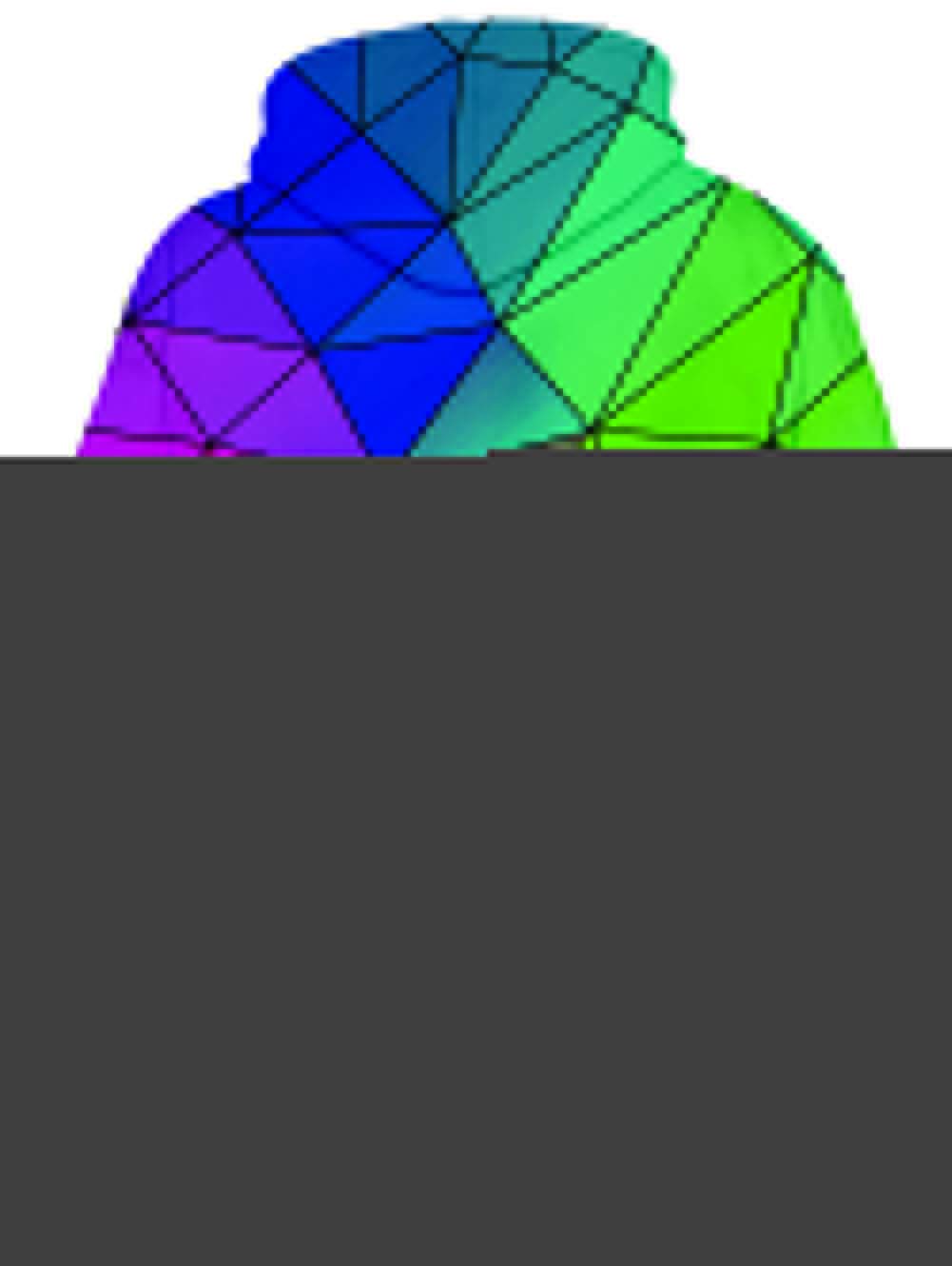 chicolife Sweat-Shirt à Capuche 3D géométrique nouveauté pour Hommes, personnalisé pour Jeunes Adultes