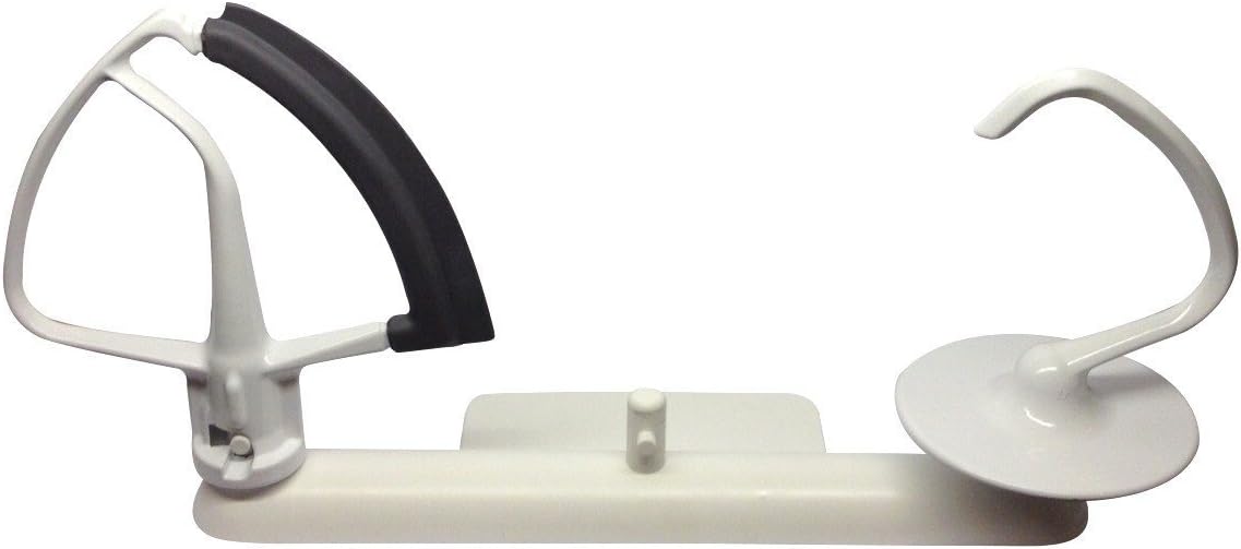 KITCHENAID FLEX BEATER KFE5T AND A K45DH DOUGH HOOK WITH MIXERMAID TOOL STORAGE