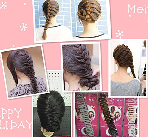 Hair Twister Plastic Magic Bun Maker Curler Hair Holders Lacing