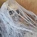 90shine 1400sqft Halloween Spider Web Decorations Outdoor - Fake Cobweb Spiderweb Webbing Indoor Party Decor with Black, Glow-in-The-Dark Spiders 100pcs