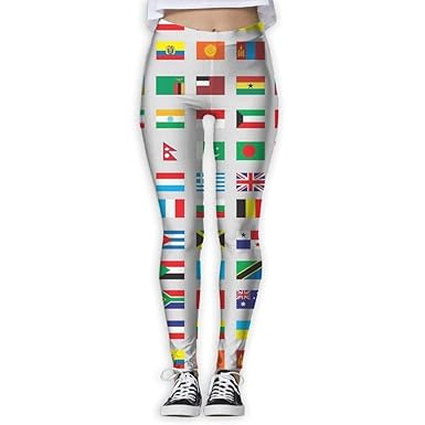 Banderas modernas del mundo Pantalones de yoga de bolsillo ...