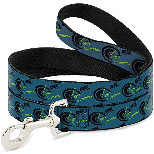Buckle Down Dog Leash Cars 3 LMQ 95 Tachometer Blue Black Green 6 Feet Long 1.0 Inch Wide