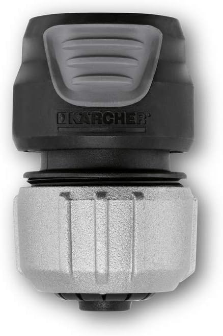 Kärcher Premium Universal Hose Connector with Aqua Stop, Black/Grey, 2.645-196.0 - Image 3