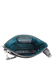 Travelon Cruzado antirrobo y RFID Clutch - Pequeño bolso de mano y cartera Set para viajes y todos los días, talla única