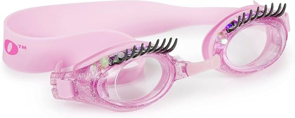 Swimming Goggles For Girls - Splash Lash Kids Swim Goggles By Bling2o (Pink Glam)