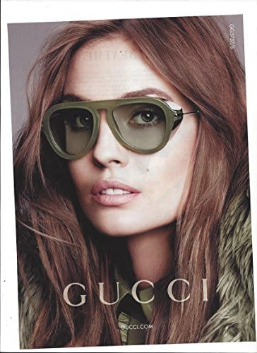 **PRINT AD** With Nadja Bender For Gucci 2014 Eyewear