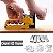 3-in-1 Staple Gun, Hand Operated Carbon Steel Brad Nail Gun, Tool for Fixing Material, Decoration, Carpentry, Furniture, Doors And Windows, Billboards, 1000 Staples Attached