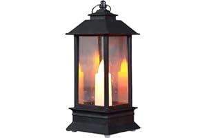 Candle Lamp Lantern Decorative, Vintage Candle Lantern Shelf Decorations Country Table Fireplace Christmas Decorations Mini Home Decor Gifts for Mom by Hot6sl