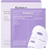 BIODANCE Rejuvenating Caviar PDRN Real Deep Mask, Overnight Hydrogel Mask, Skin Firming, Radiance, Enhancing Skin Recovery, Korean Skin Care | 1.19oz(34g) x 4ea