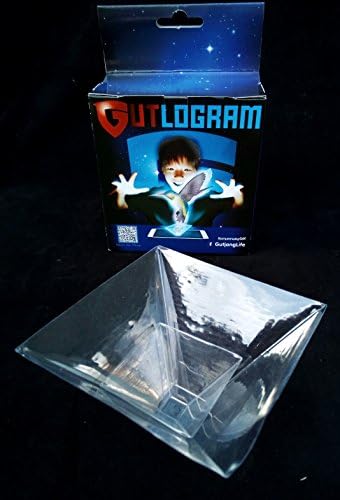 Toys! Hologram is Shaped plastic pyramid,Put it on your smartphone and Play Open Hologram video