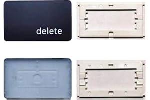 Y-SPRING Replacement Individual Delete Key Cap and Hinges are Applicable for MacBook Pro 13&16inch Model A1989 A1990 and for MacBook Air Model A1932 Keyboard to Replace The Delete Keycap and Hinge