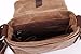 Berchirly Small Crossbody Bag Vintage Canvas Leather Messenger Pack Organizer For Women Men Travel Hiking Climbing