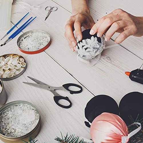 image for Pllieay 88 Pieces 6 Sizes White Foam Balls Styrofoam Balls Craft Decor