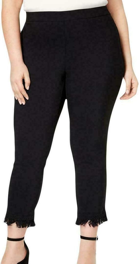plus size fringe pants