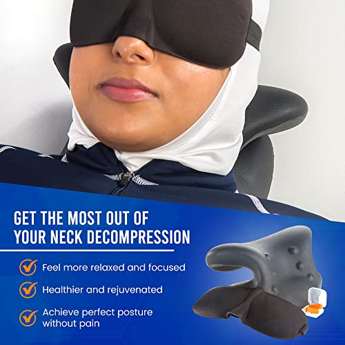 Neck Stretcher Full Kit, Stress Relief Set with Cervical Traction